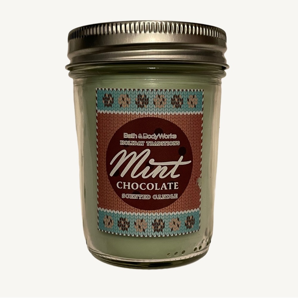 Mint Chocolate Christmas Holiday Candle Bath & Body Works